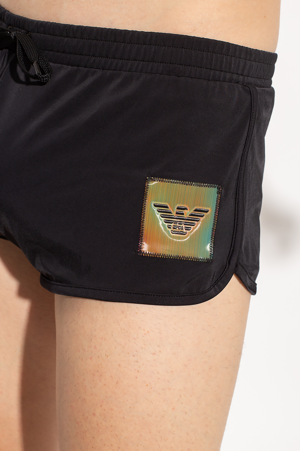 Black Swimming shorts with logo Emporio Armani GenesinlifeShops